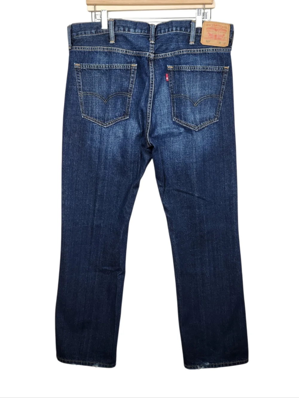 Levi's 527 Slim Bootcut Western Cowboy Denim Blue Jeans Mens Size 38 x 32